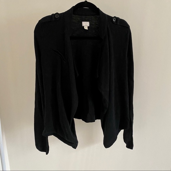 Converse One Star Drape Front Cardigan - Picture 2 of 6